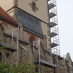 Foto von der Innenrenovierung Martinskirche